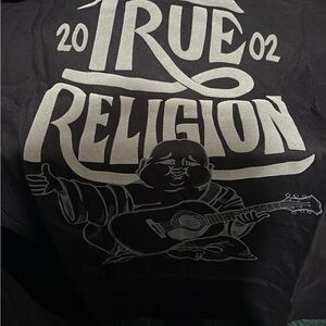 True Religion Black Graphic T-Shirt